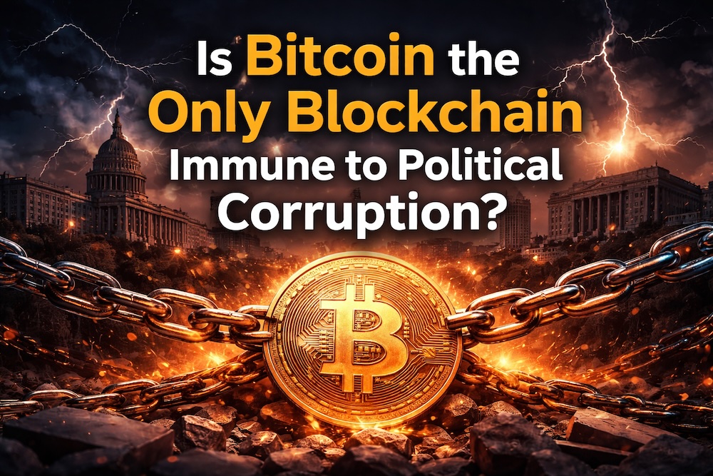 Is Bitcoin the Only Blockchain Immune to Political Corruption?