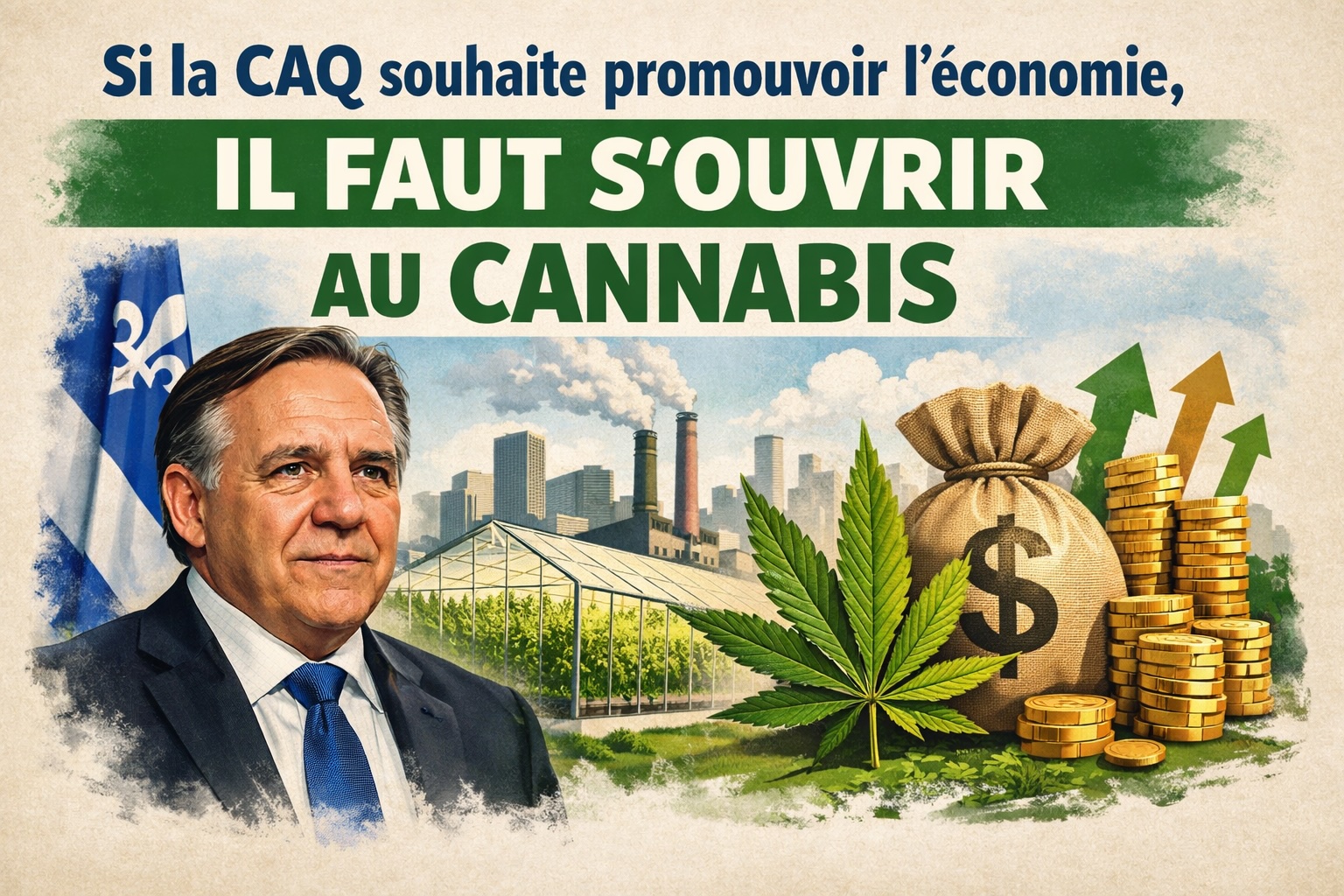 Si la CAQ souhaite promouvoir l’économie, il faut s’ouvrir au cannabis