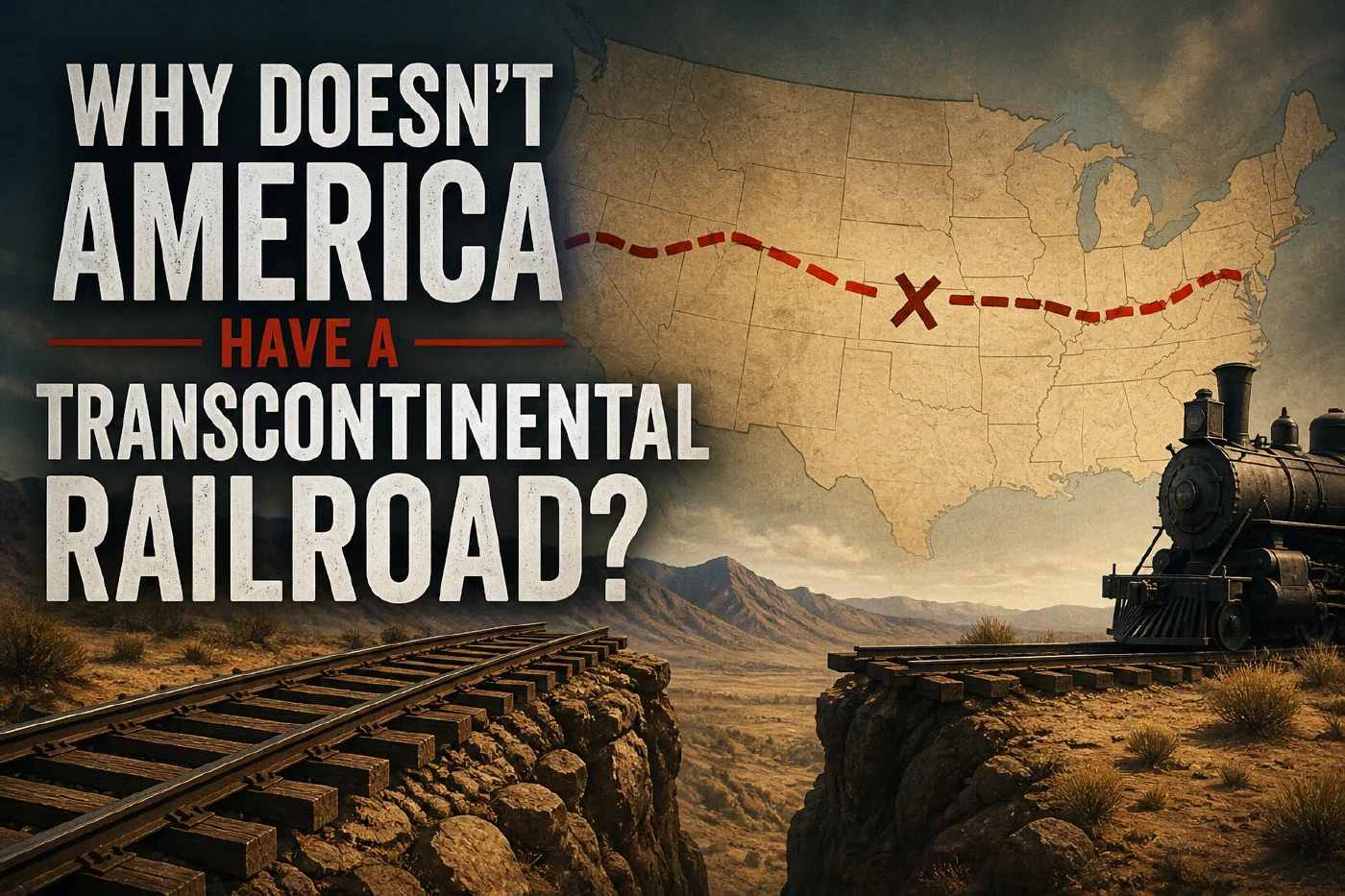 Why doesn’t America have a transcontinental railroad?